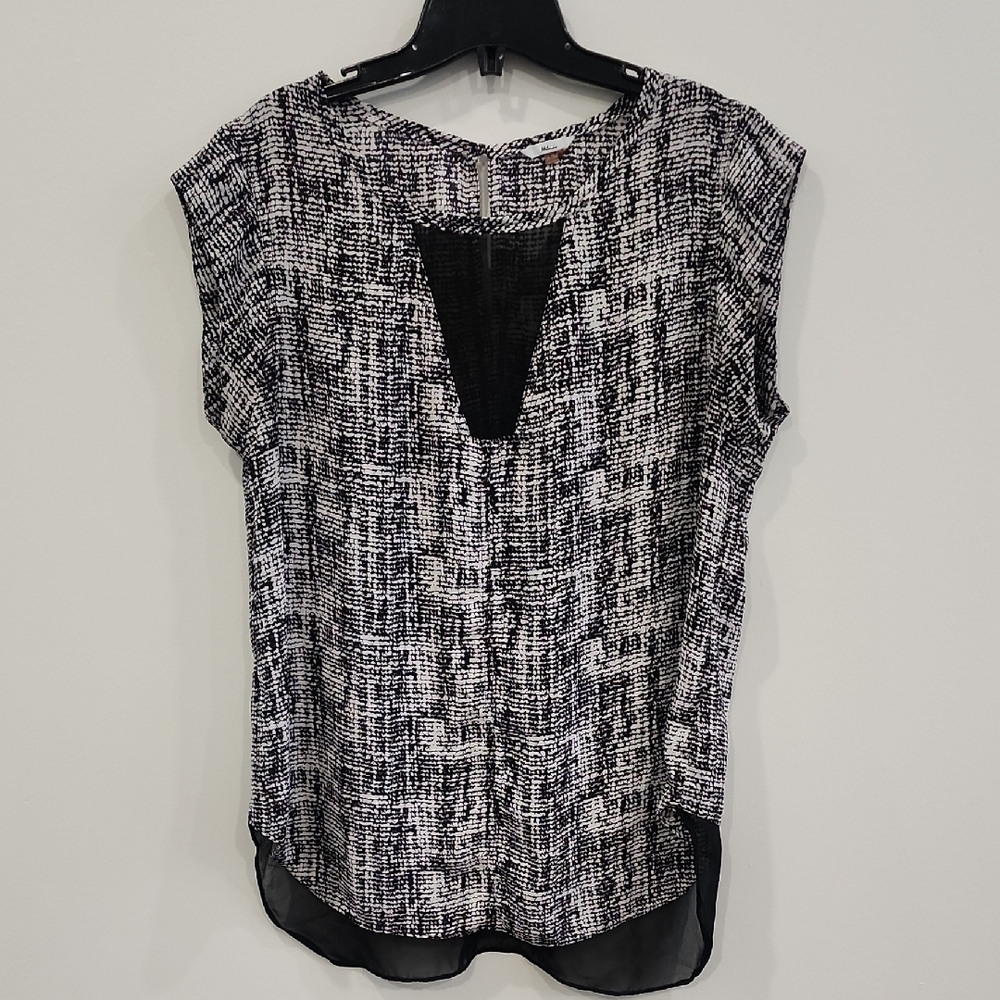 Milano Monochrome Patterned Blouse, Size L